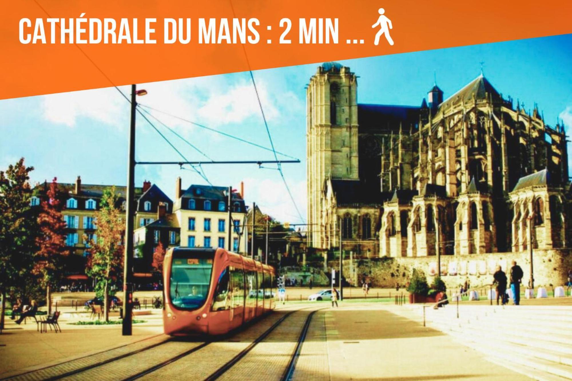 Le Mans City Sweet & Home - Climatise - Netflix - Wifi Fibre - Parking - Proche Circuit Des 24H & Centre-Ville - Accordhebergementconciergerie מראה חיצוני תמונה
